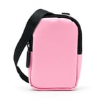 Zink Soft Camera Case Small Instant Print Camera & Printer Bag w/Photo Paper Pocket, Zipper Closure & Crossbody Shoulder Strap (Pink) for Kodak, Lifeprint, Polaroid, HP, Canon, Fujifilm