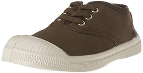 Bensimon Tennis Lacets Basket, Kaki, 31 EU