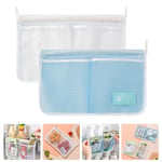 2pcs fridge door organizer bags Refrigerator Storage Mesh Bag Fridge Hanging