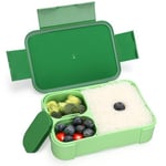 Oamwrae 900 ml Bento Lunch Box pour Enfants et Adultes, Boite Repas Compartiment, Boite a Lunch Étanche pour L'école, Le Bureau, Le Camping, Passe au Micro-Ondes et au Lave-Vaisselle