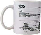 Star Wars - Star Destroyer Sketch, Multicolore, 11 oz/315 ML Mug