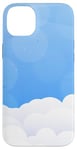 Coque pour iPhone 14 Plus Ciel bleu clair avec nuages