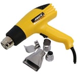 2000W HEAVY DUTY HOT AIR HEAT GUN WALLPAPER STRIPPER 2 SETTINGS & 4 TOOLS CT3098