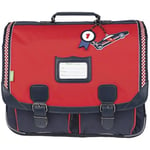 Cartable Tann's  Cartable 41  Noe Ref 5-41125 Rouge Bleu 41*33*17 cm