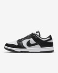 Nike Unisex Dunk Low Retro Trainers White/Black - White & Black Leather - Size UK 11