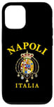 Coque pour iPhone 12/12 Pro Drapeau de l'Empire romain de Naples - Souvenir de l'Italie - Drapeau Napoli