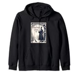 A Christmas Carol Book Cover - Ebeneezer Scooge Rebirth Zip Hoodie