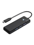 ORICO Adapter Hub 4in1 Orico USB A3.0x3+TF/SD3.0x1 USB Hub - USB 3.0 - 4 porte - Svart