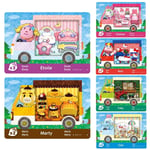 Sanliou San X 6 Pcs - 1 Set Animal Crossing Switch Nfc Cartes De Jeu Acnh New Horiz Big 86mmx54mm Rilla Marty Etoile Chai Chelsea Toby