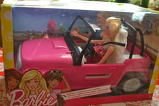 voiture neuve barbie avec ken 4x4 de praia super jouet 