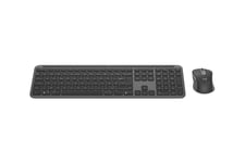 Logitech Signature Slim Combo MK950 for Business - sats med tangentbord och mus - 100% full size - QWERTY - brittisk - grafit Inmatningsenhet