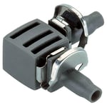 Gardena Système Micro-Drip L-piece 4,6 mm (3/16 Pouce): Connecteur de tuyau pour la direction Changements du tube de distribution (N ° 1348, 1350), 10 pcs. (8381-20)