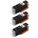 3x PGI570XL Black Compatible Ink Cartridges For Canon TS5051 TS5053 Printer