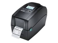 Godex RT230i - Imprimante d'étiquettes - thermique direct/transfert thermique - Rouleau (6 cm) - 300 ppp - jusqu'à 127 mm/sec - USB 2.0, LAN, série, hôte USB