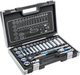 Boite à Outils, Outils Bricolage, Mallette à Outils, Trousse a Outils, Coffret a Outils, Caisse a Outil, Set Outils, Kit Outils, Lot Outils, 3/8"" - HT1R465, 36 Pièces