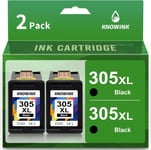 305 XL Encre Compatible avec Cartouche HP 305 XL Noir Cartouches d'encre pour HP DeskJet 2710 2070e 2120 2721 2723 Envy 6010 6020 6022 6032 6020e Imprimante