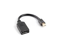 lanberg Ad 0003 BLACK MINI DISPLAYPORT 1.2 (Mini DP Male to DisplayPort Female A