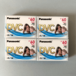 4x Panasonic 60/90min DVC MiniDV Digital Video Cassette Tape for Camcorder - NEW