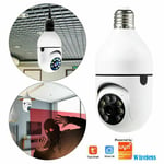 360° WiFi Camera Light Bulb Security Home Camera Wireless Waterproof IP66 CCTV