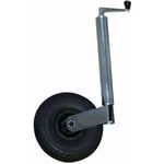 Roue jockey télescopique pour caravane et remorque Optima Modèle - Diam. 48 mm - Roulette 260mm gonflable