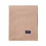 Lexington Striped Reversable Organic Cotton Överkast 260x240 Beige