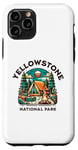 Coque pour iPhone 11 Pro Randonnée familiale en plein air dans le parc national de Yellowstone Forest