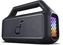 Enceinte Bluetooth Puissante Boom 2,Son De 80 W Avec Caisson De Basse Et Bassup 2.0,24H,Ipx7,Usb-C,Bluetooth 5.3,Enceinte Bluetooth Puissante,Le Camping,La Plage Et Le Jardin