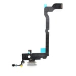 For iPhone XS Max SILVER USB Charging Port Mic Flex Cable + TOOLS