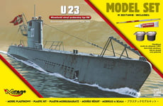 Mirage Hobby 840066 - 1:400 U23 (Allemand sous-Marin WWII Typeiib (Modèle Jeu)