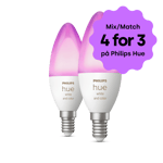 Philips Hue – Hvit/farget Ambiance E14 (2 pk)