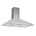 Parmco Canopy Rangehood 90cm 500m3/h max. extraction Stainless Steel with Push Button Control