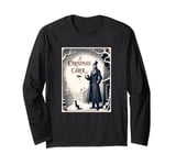 A Christmas Carol Book Cover - Ebeneezer Scooge Rebirth Long Sleeve T-Shirt