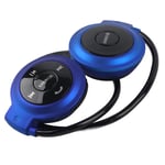 New BT Noise Cancelling Sports Earphones With Mic For IOS And Andr-oid Blue