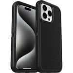 OtterBox Defender XT Coque pour iPhone 15 Pro Max avec MagSafe, Antichoc, anti-chute, robuste, supporte 5 x plus de chutes que la norme militaire, Noir, Livré Sans Emballage