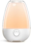 Diffuseur d'huiles essentielles classique, aromathérapie 100 % pure huile essentielle ultrasonique humidificateur avec lumière tactile et chargement USB de type C, pour chambre, bureau, salon,