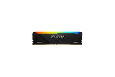 Kingston FURY Beast RGB - 64GB:2x32GB - DDR4 RAM - 3200MHz - DIMM 288-PIN - Ikke-ECC - CL16