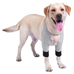 DONGKER Coudière pour Chien,Recovery Sleeve Chien,Bandage de Coude pour Chiens pour Genouillère pour Chien Après Une Chirurgie