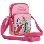 Disney Princess Sac à Bandoulière pour Fille Avec 2 Compartiments, Sac Réglable