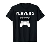 Player 1 Player 2 ready player ps game 5... Dad day Brother T-Shirt