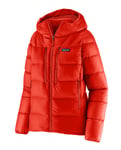 Patagonia Women Fitz Roy Down Hoody Madder Red - 2st. kvar  - Alpingaraget