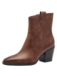 MARCO TOZZI Bottines à Talon pour Femme 2-25086-41 Botte de Western, Cognac, 40 EU