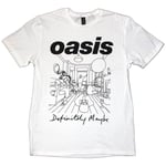 Oasis Unisex T-Shirt: Definitely Maybe Line Drawing (X-Large)