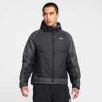 Nike Løpejakke Therma-FIT Primaloft Trail - Sort/Grå/Hvit, størrelse Large