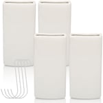 Hengda - 4x Évaporateur en céramique Humidificateur d'air radiateur. évaporateur d'eau chauffage. avec crochet pour suspendre. céramique. blanc 4x