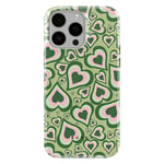 Burga Coque pour iPhone 15 Pro Max Antichoc Euphoria Bordures Surélevées Vert