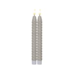 Star Trading beige LED antikljus Flamme Swirl 2-pack