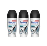 Rexona Women Invisible Dry Fresh Roll-on Deodorant 45ml 3, 6 Pack