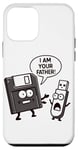 Coque pour iPhone 12 mini Disquette vers clé USB 90s 00s Ordinateur Drôle Geek Joke