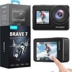 AKASO Brave 7 Action Camera, IPX8 Waterproof Underwater Camera Native 4K 20MP