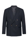 GANT D2. Db Hopsack Club Blazer Marinblå